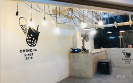 Design, manufacture and installation of the shop: ChinCha shop, pearl milk tea, scoop yourself Bangkok